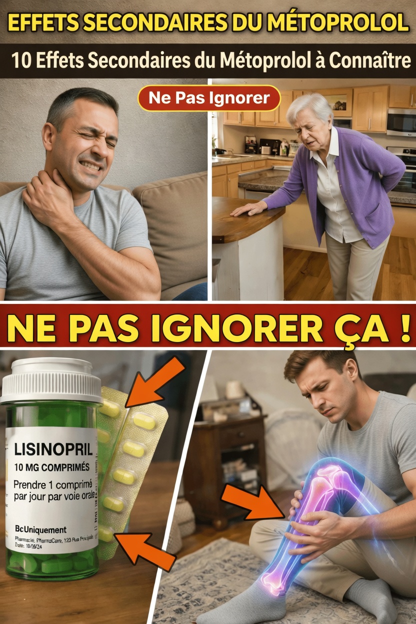Quels sont les effets secondaires les plus courants du métoprolol ? 10 choses que chaque patient devrait comprendre
