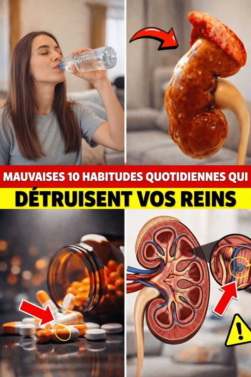 Découvrez 18 habitudes quotidiennes courantes qui peuvent affecter vos reins et des moyens simples de les ajuster
