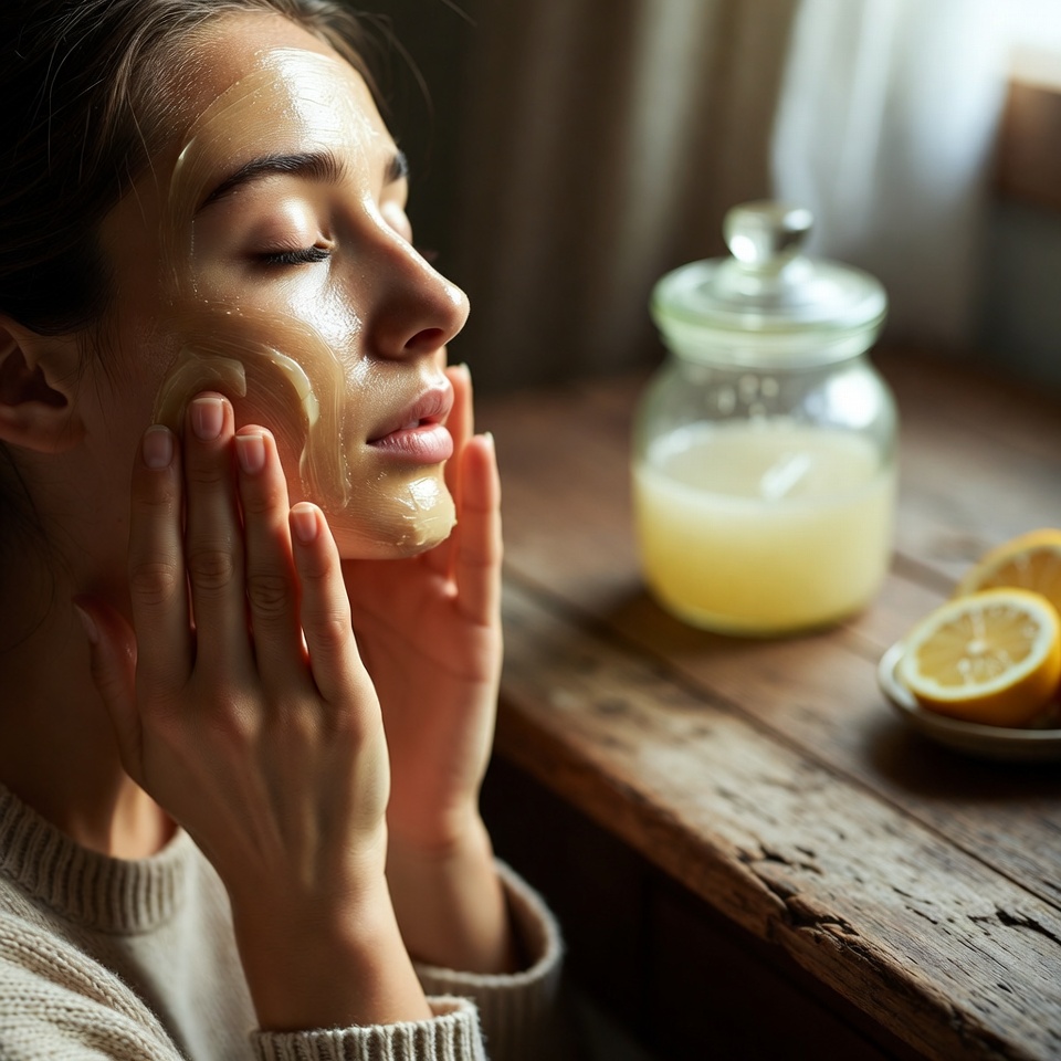Comment appliquer de la vaseline et du citron sur le visage