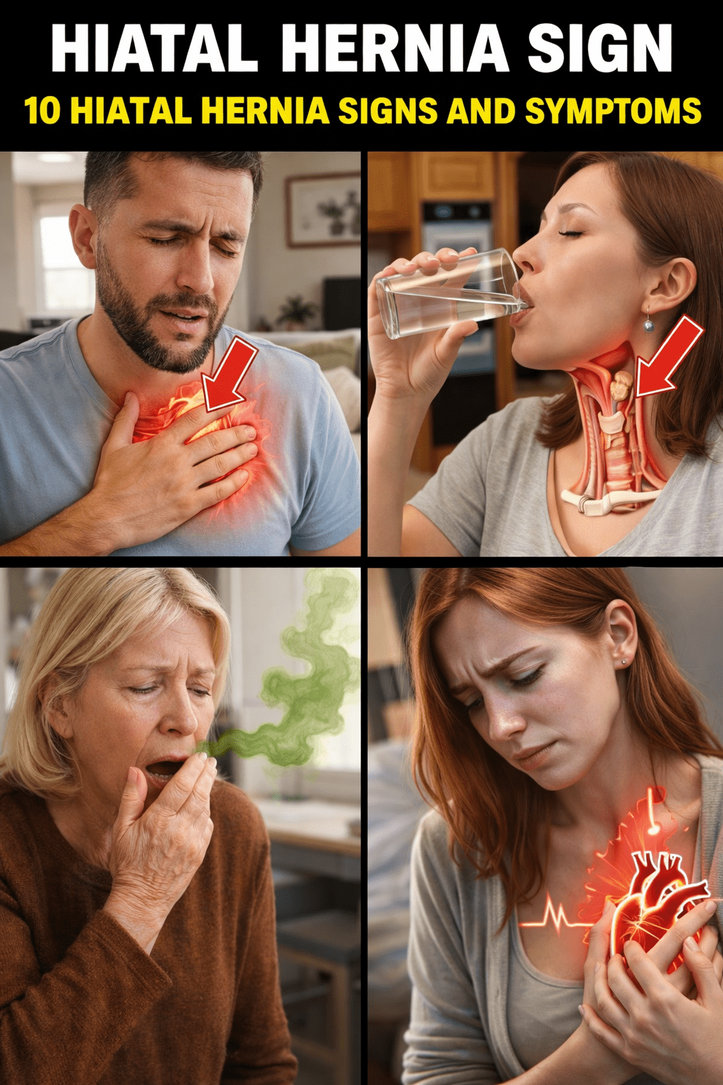 10 signes surprenants d’une hernie hiatale que vous pourriez ignorer