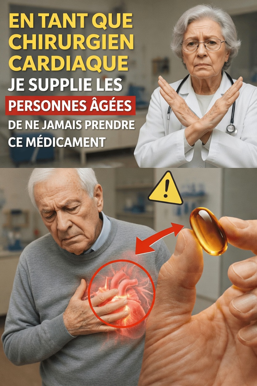 5 médicaments courants qui peuvent présenter des risques cardiaques cachés après 60 ans