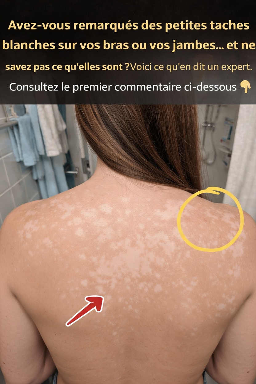 Ces petites taches blanches sur vos bras et vos jambes : ce qu’elles signifient vraiment