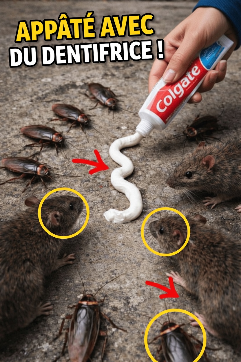 Le dentifrice est-il un moyen naturel d’aider à dissuader les nuisibles domestiques comme les cafards, les fourmis et les souris ?