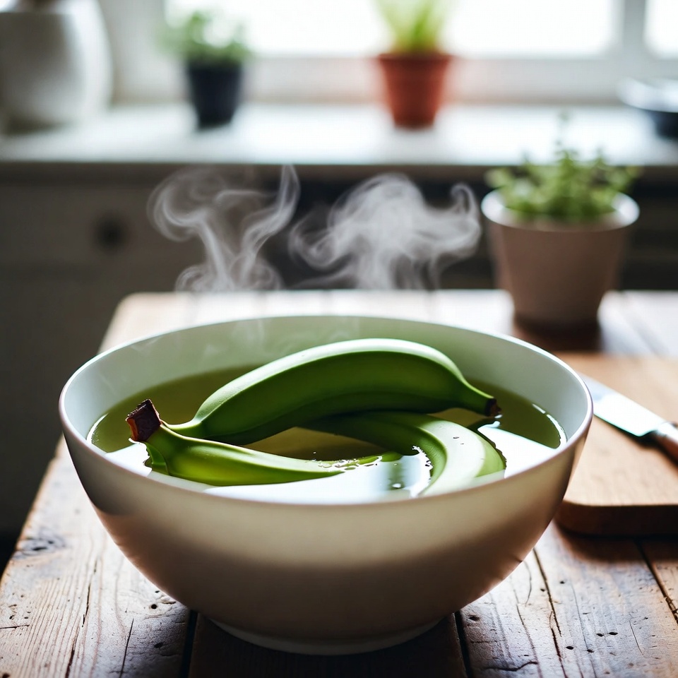 Faire bouillir des bananes vertes : les bienfaits surprenants pour la santé de boire l’eau