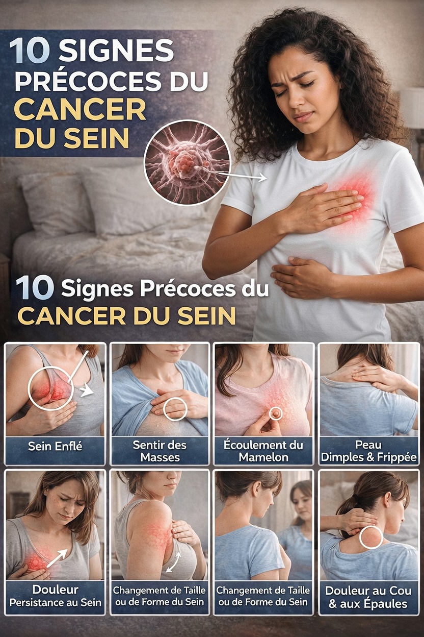 10 signes avant-coureurs du cancer du sein que vous ne devriez jamais ignorer