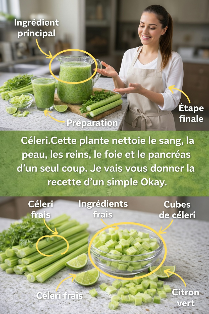 Les façons surprenantes dont le jus de céleri peut soutenir les processus naturels de purification de votre corps