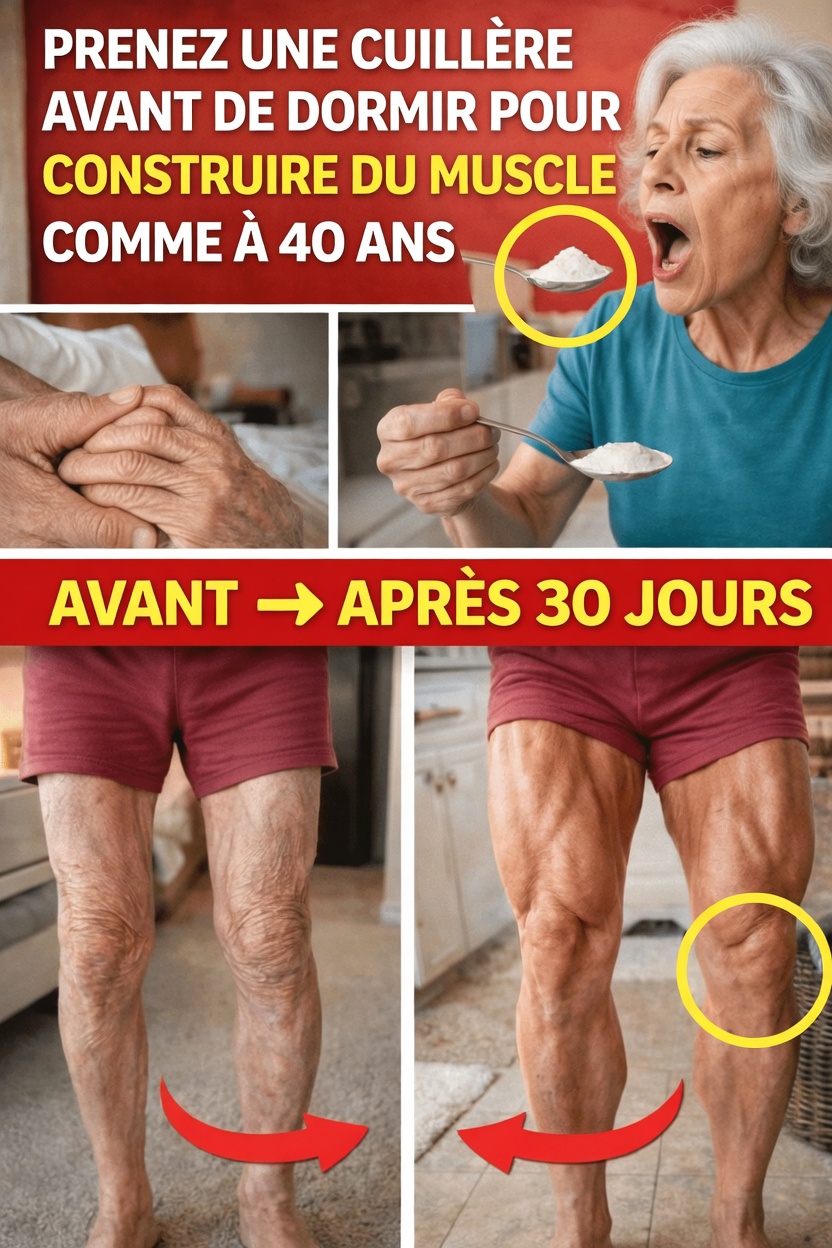 Développez vos muscles après 60 ans : vos muscles disparaissent sans CET aliment dans votre alimentation