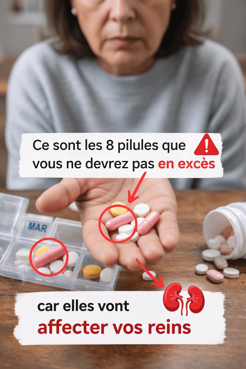 8 médicaments courants que vous devriez éviter de prendre en excès pour protéger vos reins