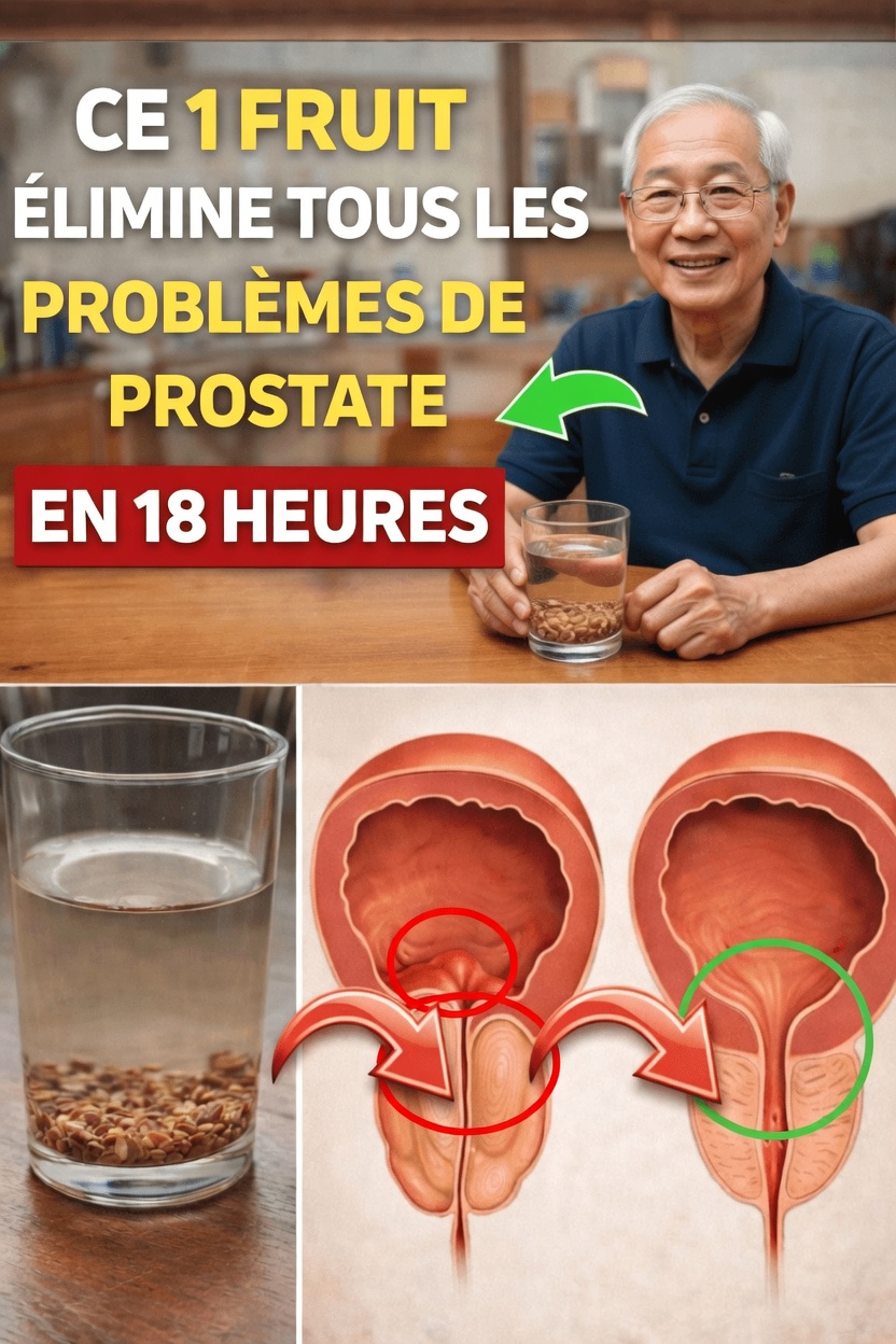 Le fruit puissant qui rétrécit votre prostate – ce que personne ne vous dit jamais !