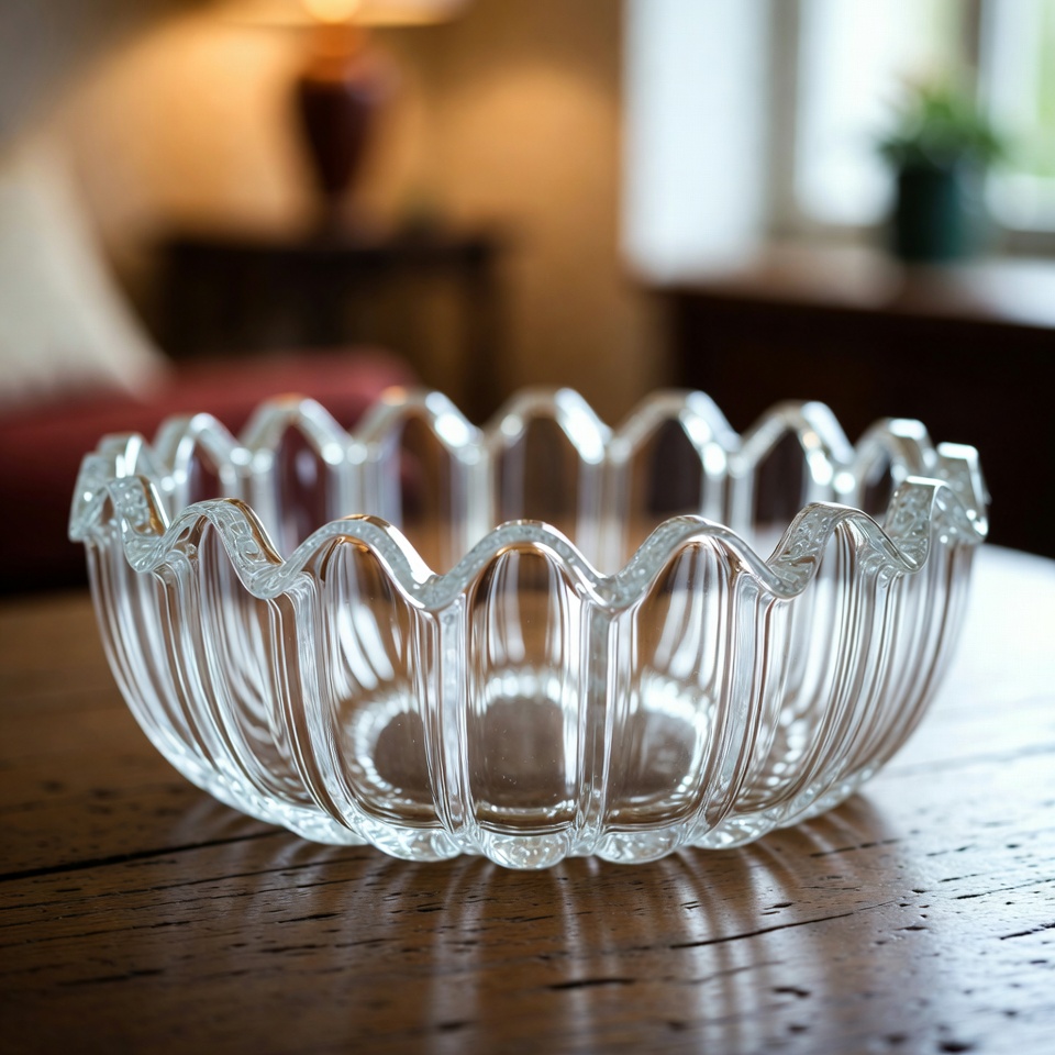 Je l’ai trouvé chez ma grand-mère : entièrement en verre avec des ouvertures rétrécies tout autour du périmètre. Qu’est-ce que c’est ?