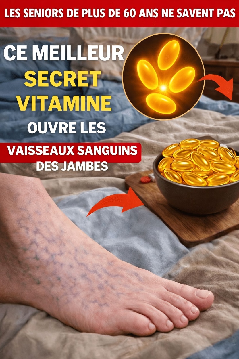 Les 3 principales vitamines pouvant favoriser le confort et la force des jambes chez les adultes de plus de 60 ans