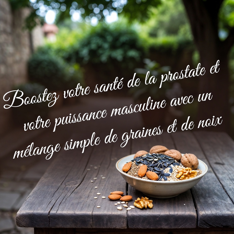 Boostez la santé de la prostate et la puissance masculine avec un simple mélange de graines et de noix