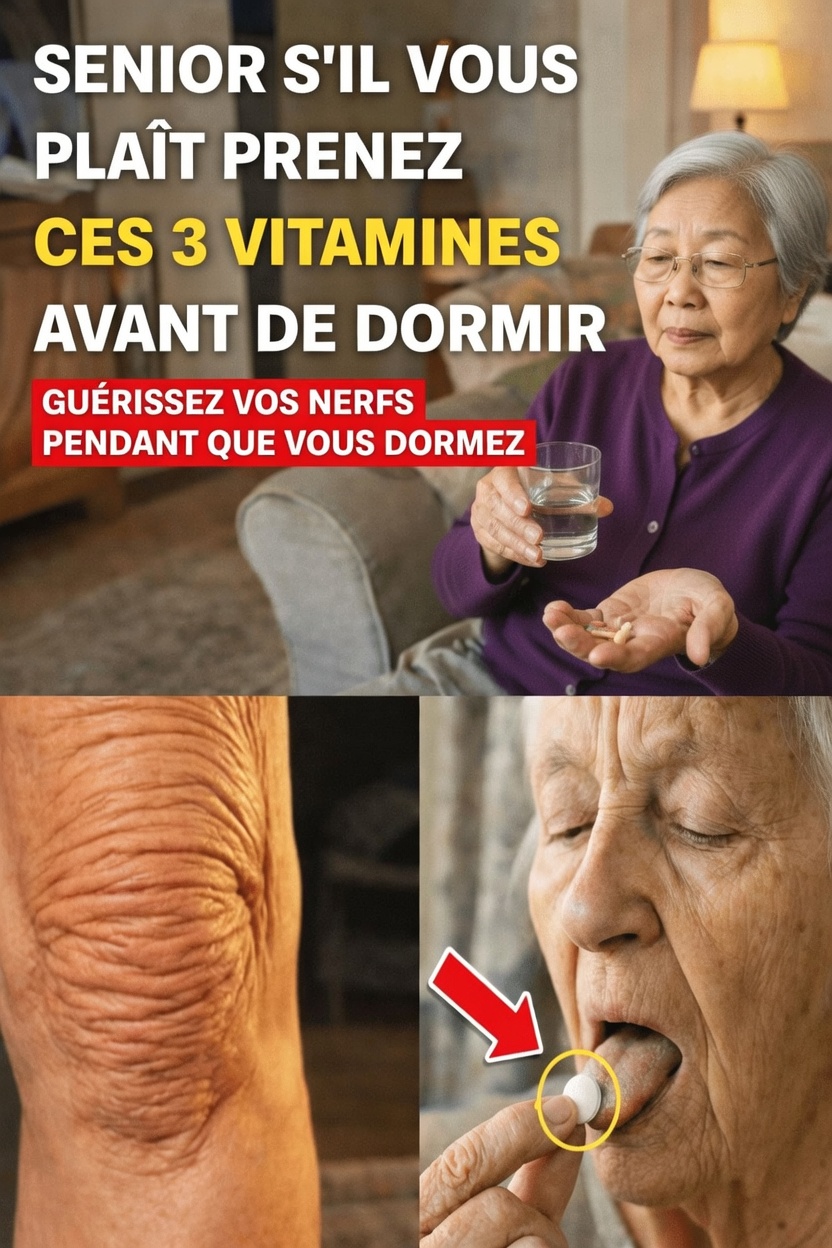 3 vitamines du soir qui peuvent transformer la force des jambes après 60 ans