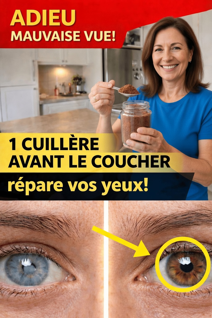 Vous avez plus de 60 ans ? Mangez CET aliment avant de dormir et réveillez-vous avec la vue que vous aviez à 40 ans