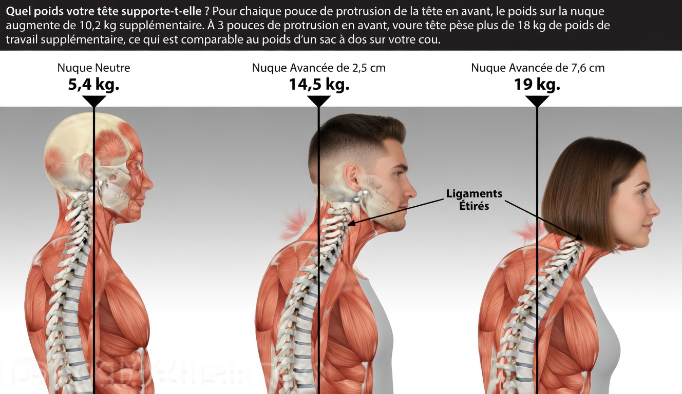 Comprendre la posture de la tête projetée vers l’avant et pourquoi elle est importante après 60 ans