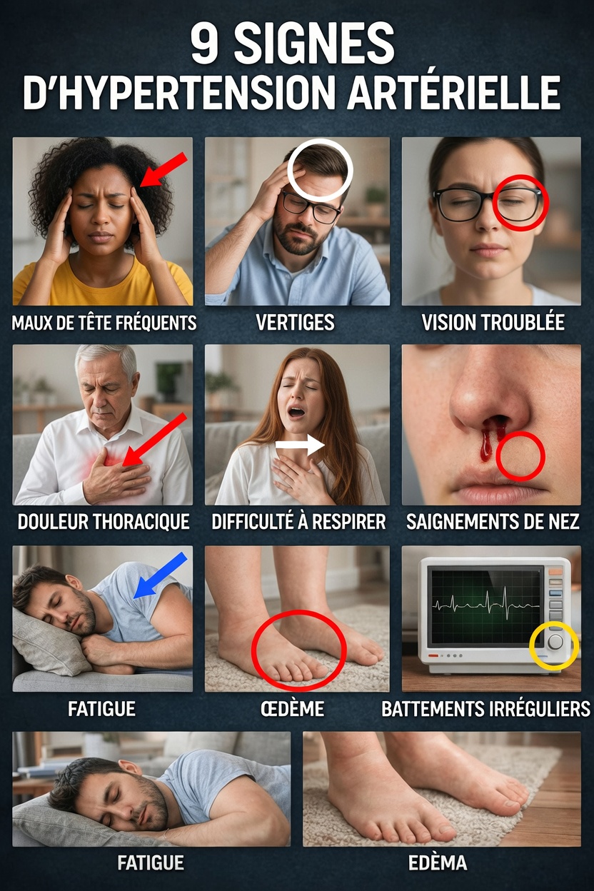 9 signes surprenants qui peuvent indiquer une hypertension artérielle – et pourquoi vous devriez y prêter attention