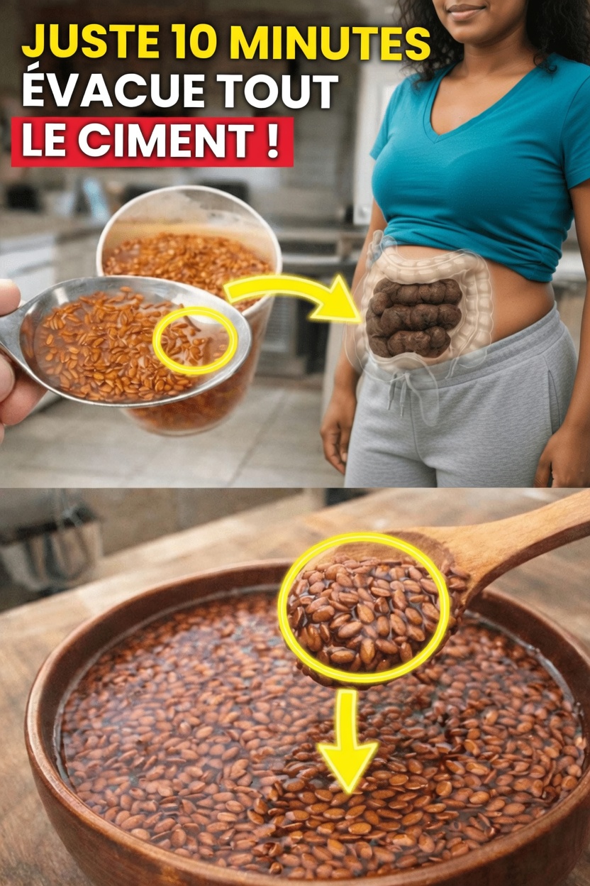 Buvez seulement 1 verre et nettoyez tout votre côlon en 10 minutes !