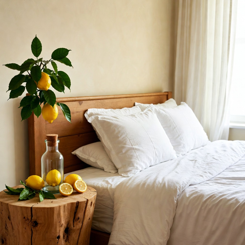 Désodorisant de chevet naturel au citron pour un meilleur sommeil et une meilleure qualité de l’air