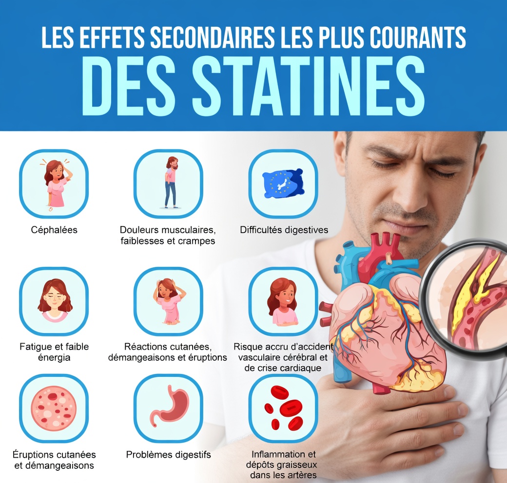 Effets secondaires de l’atorvastatine : ce qu’il faut savoir sur ce médicament courant contre le cholestérol