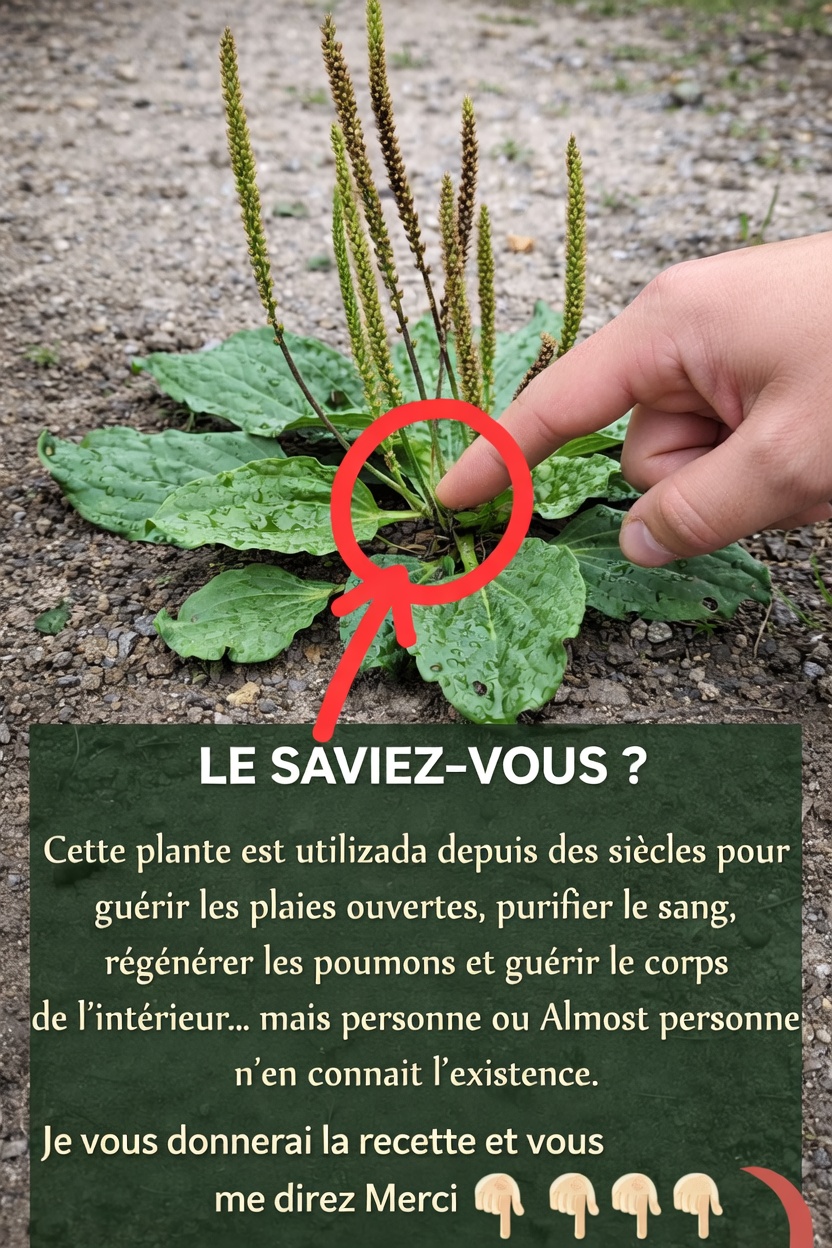 Découvrez la merveille quotidienne du plantain majeur : une plante commune aux usages traditionnels surprenants