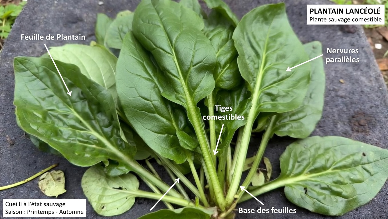 Découvrez la merveille quotidienne du plantain majeur : une plante commune aux usages traditionnels surprenants