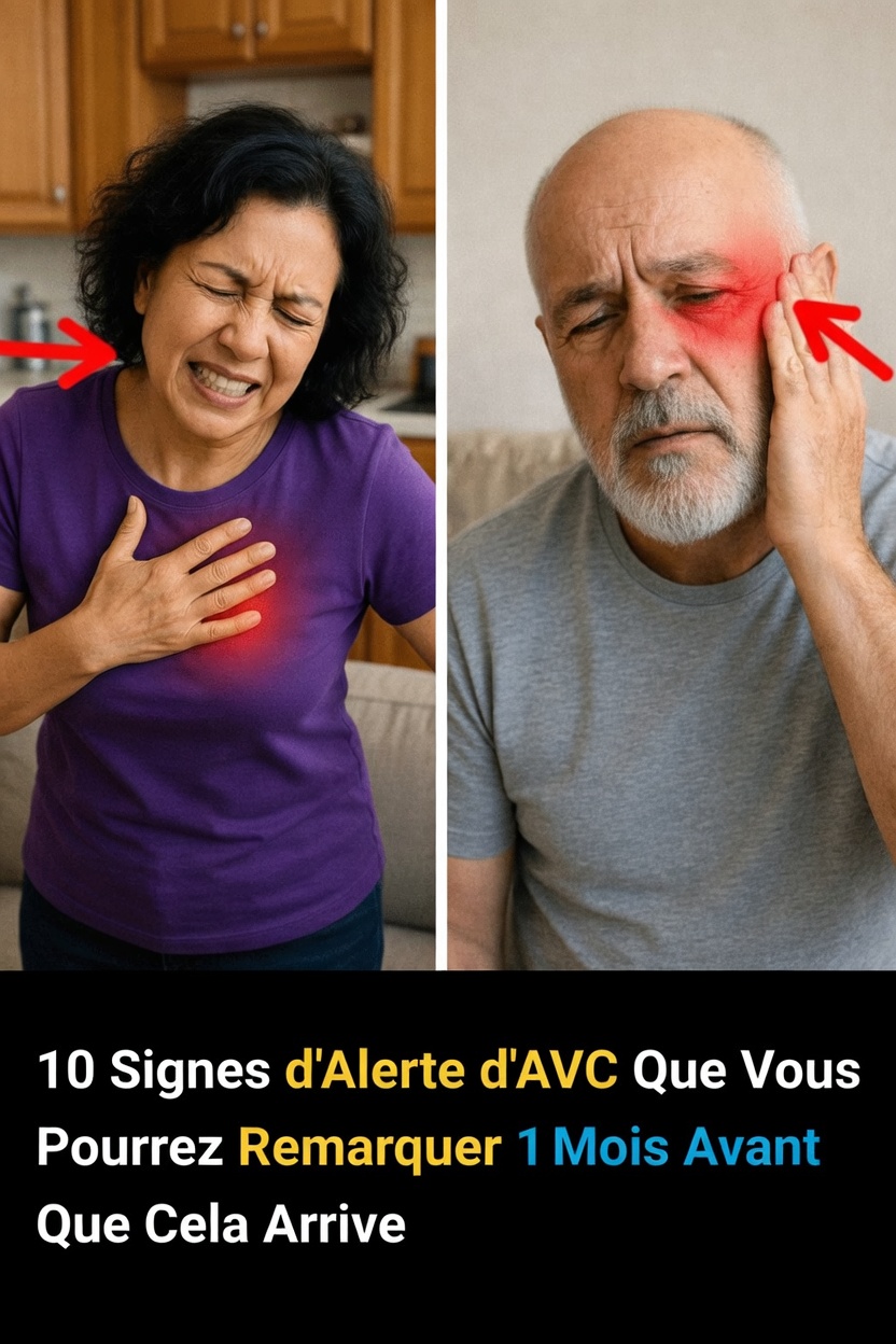 10 signes avant-coureurs d’AVC que vous pouvez remarquer jusqu’à 1 mois avant – ce qu’il faut surveiller