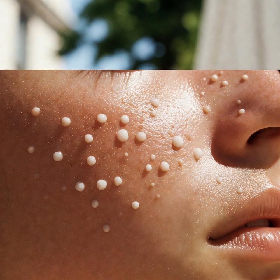 Ces petites bosses blanches tenaces : comprendre les grains de milium et les moyens sûrs d’améliorer l’apparence de votre peau