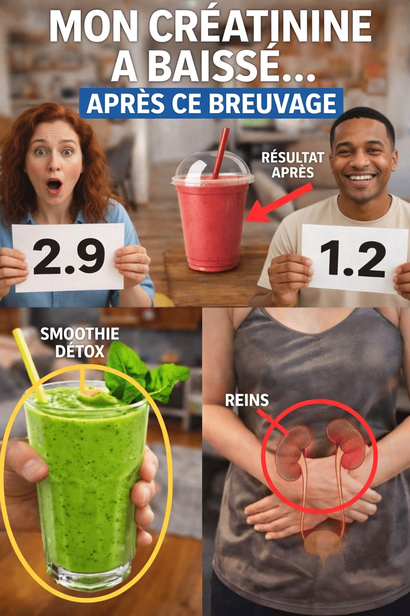 Trois boissons simples qui peuvent favoriser la santé des reins et un taux de créatinine sain