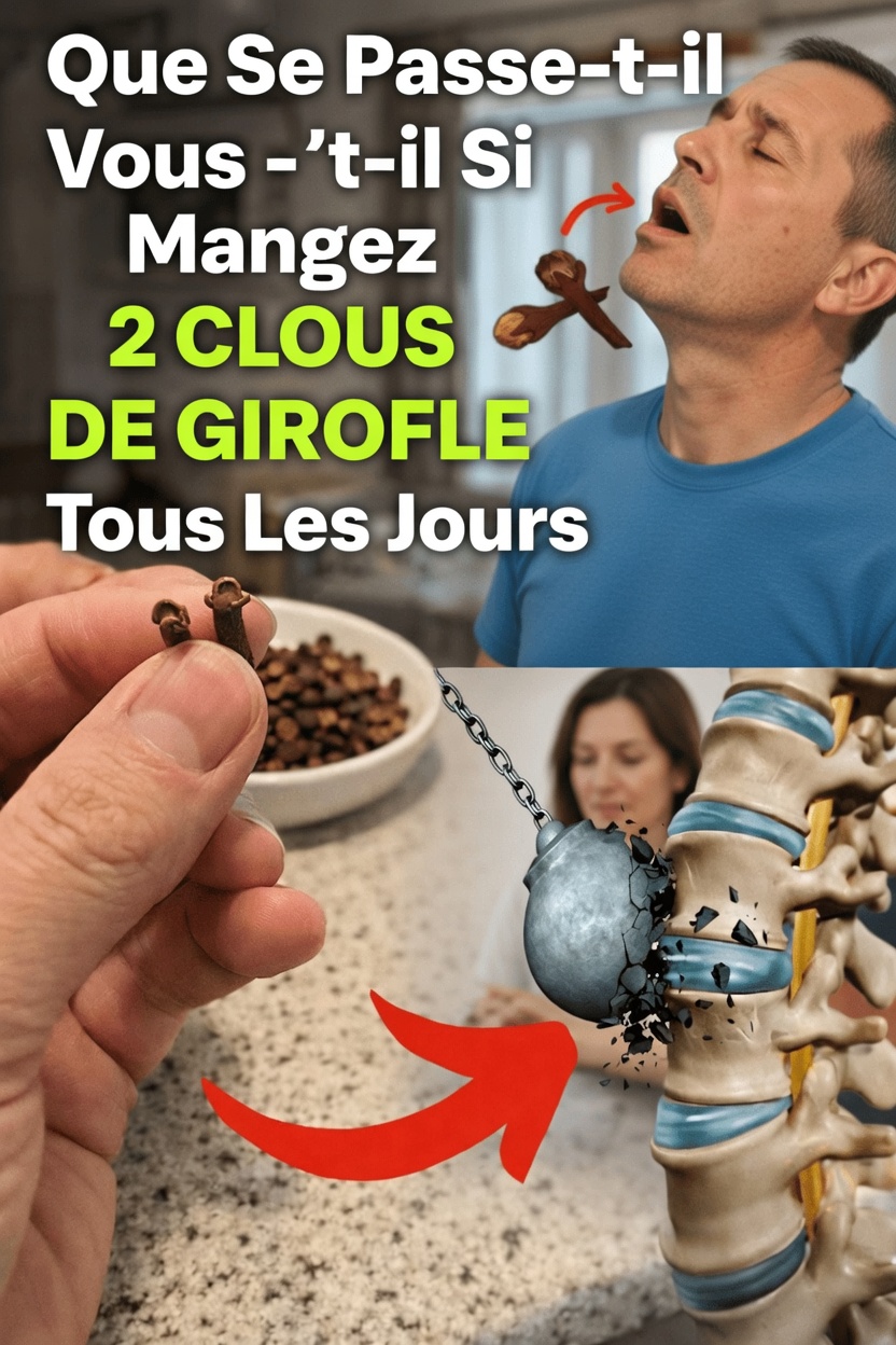 Que se Passe-t-il dans Votre Corps Lorsque Vous Mâchez 2 Clous de Girofle Chaque Jour ? Découvrez les Bienfaits Potentiels
