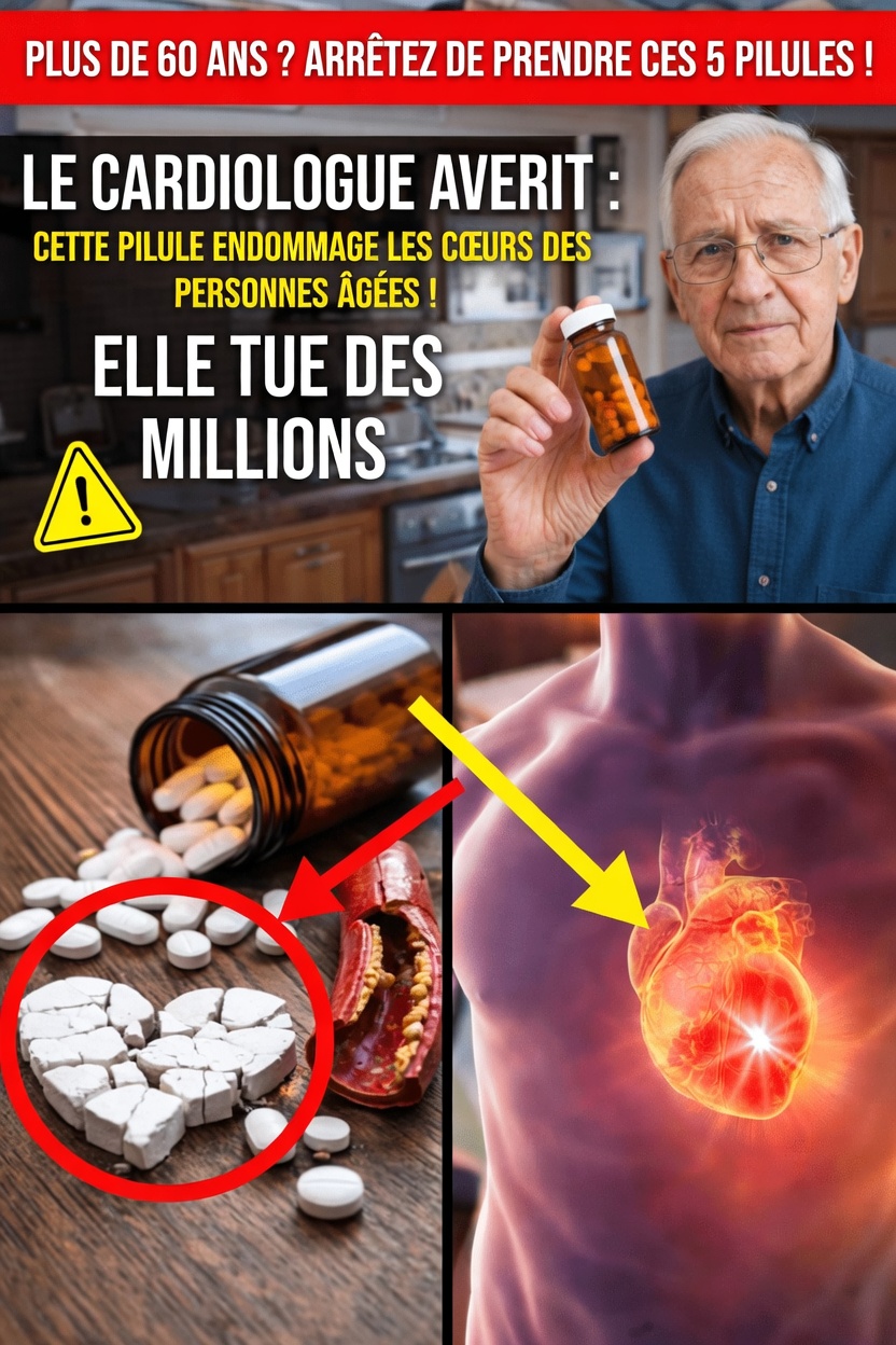 Les antidouleurs courants mettent-ils votre cœur en danger après 60 ans ? Ce que vous devez savoir