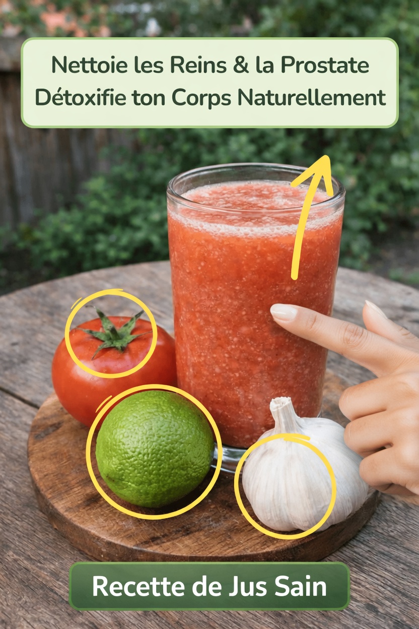 Découvrez le pouvoir du jus de tomate, d’ail et de citron : une simple habitude quotidienne pour le bien-être du corps