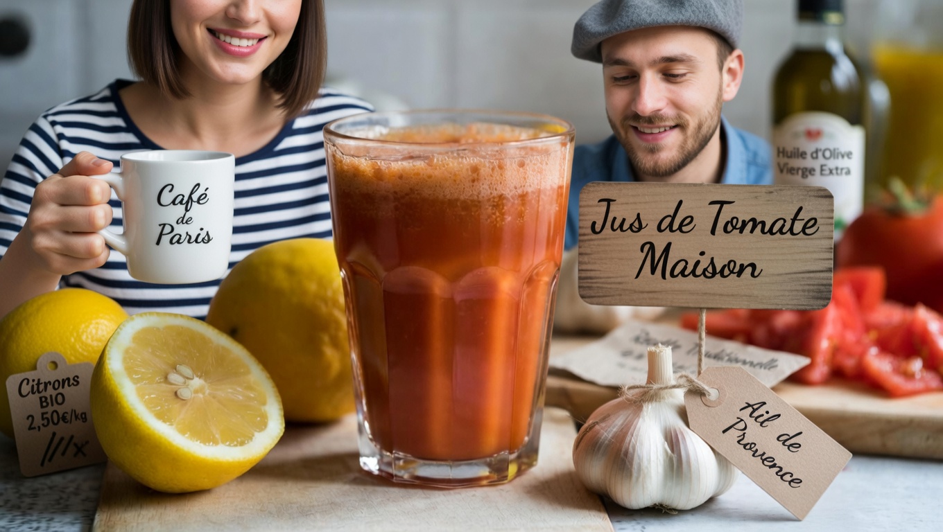 Découvrez le pouvoir du jus de tomate, d’ail et de citron : une simple habitude quotidienne pour le bien-être du corps