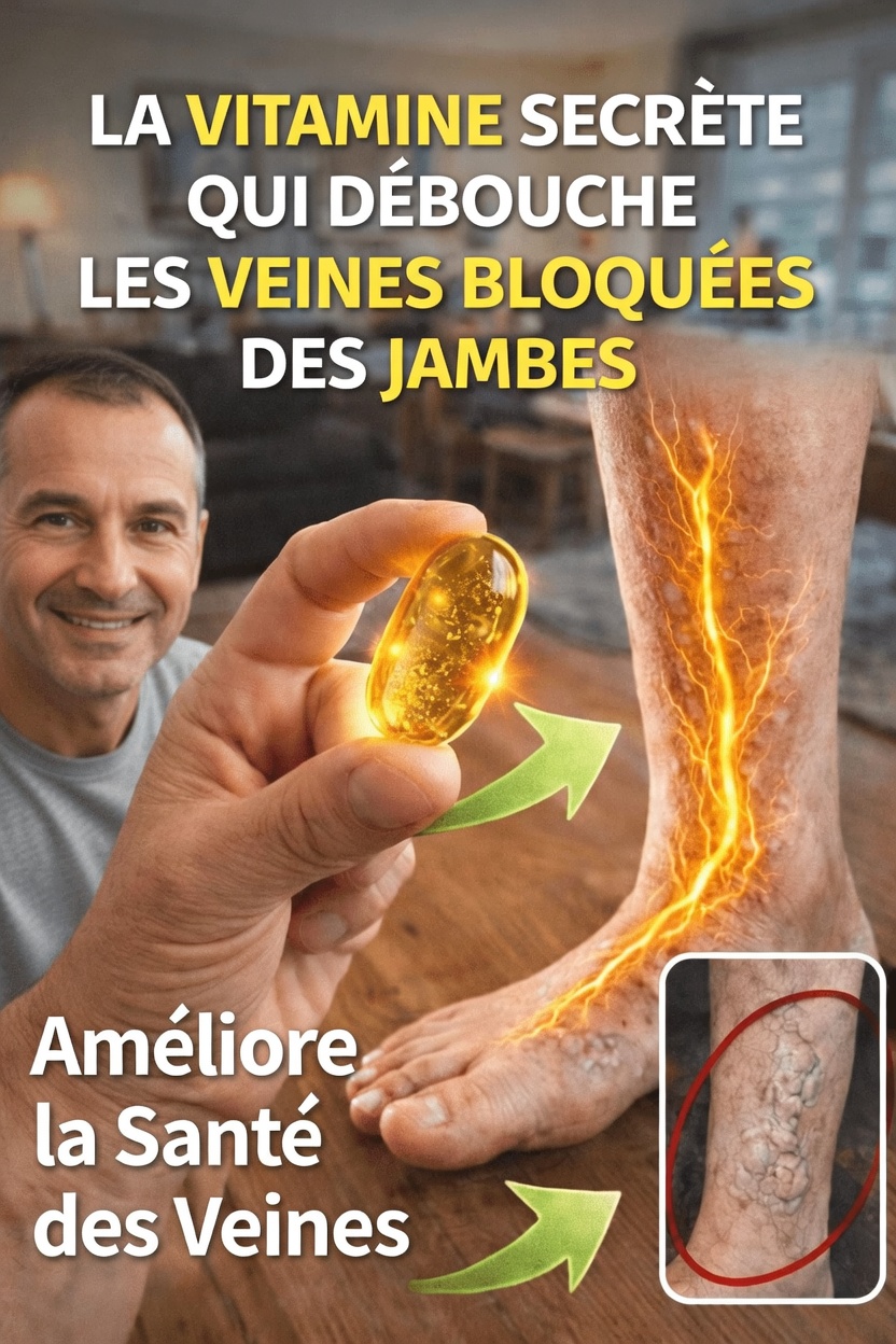 La vitamine secrète qui favorise la santé des veines des jambes et la circulation et que vous négligez peut-être