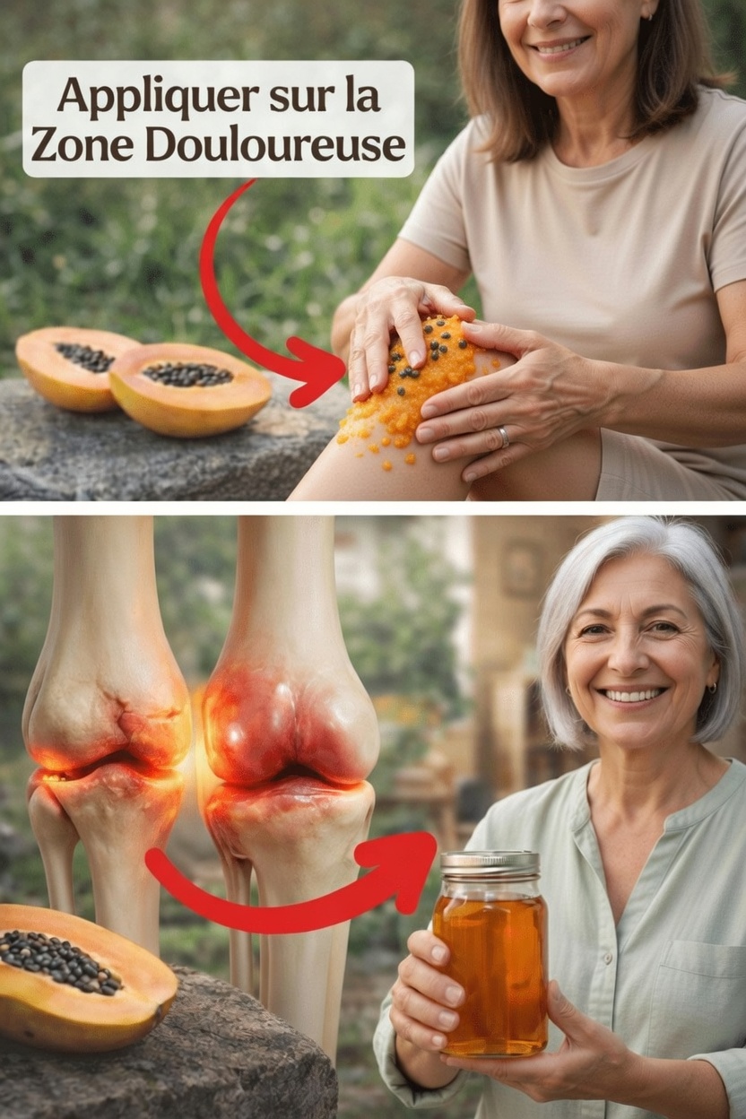 Papaye verte et pâte de graines de papaye : un simple rituel maison pour le confort quotidien des articulations à essayer