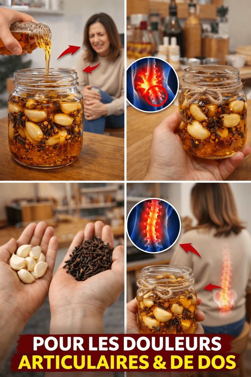 Découvrez les bienfaits surprenants de l’huile infusée à l’ail et au clou de girofle pour le confort quotidien des articulations et le soulagement des jambes