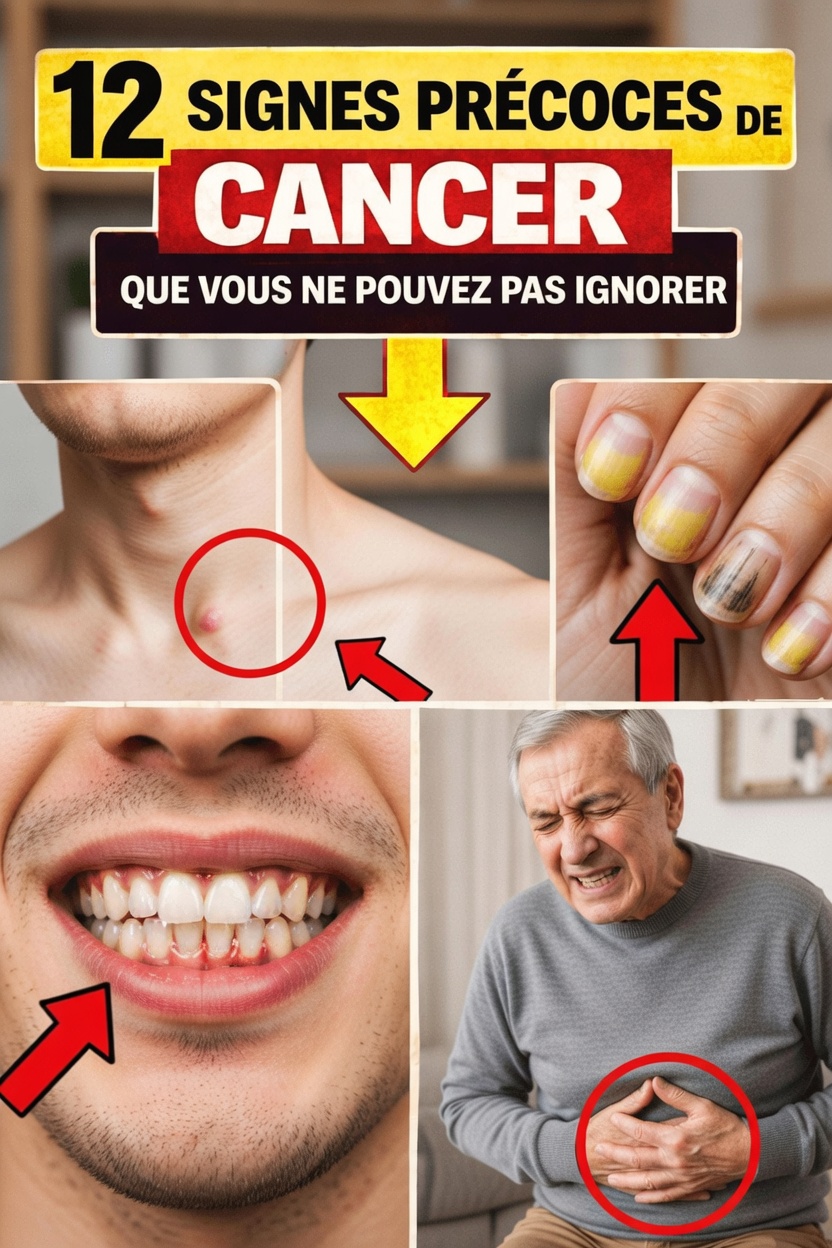 12 signes précoces du cancer que vous ne devez jamais ignorer