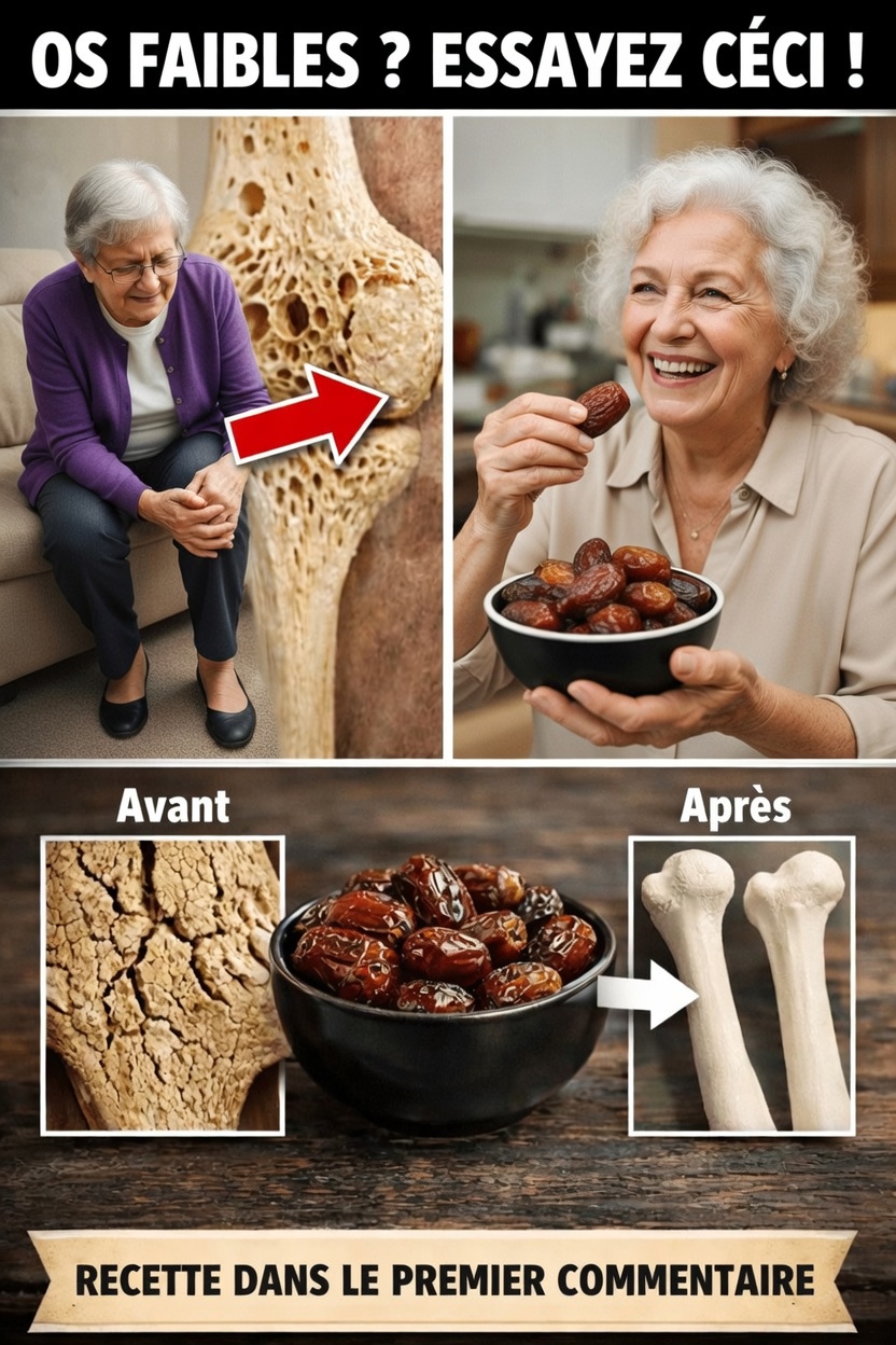 Stoppez la perte osseuse avant qu’il ne soit trop tard ! Les dattes : un allié naturel pour renforcer votre corps jour après jour
