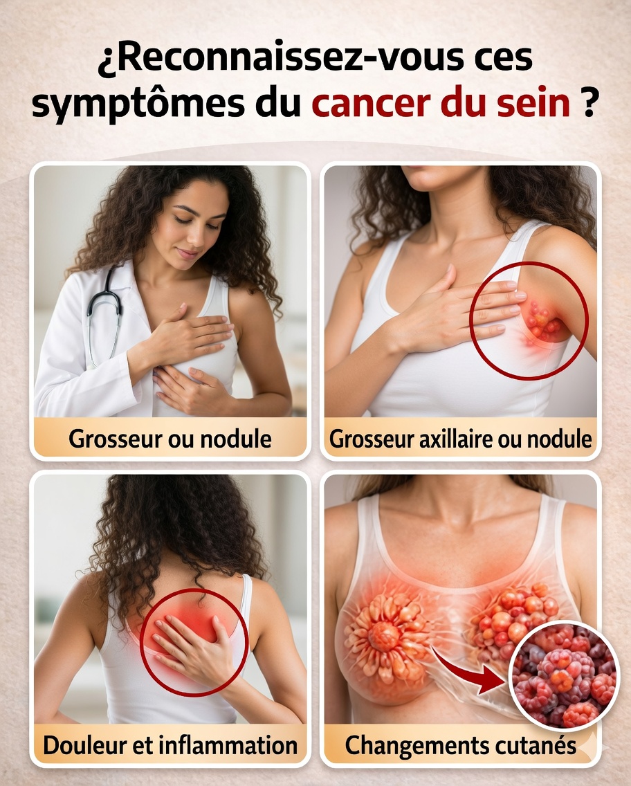 ⚠️ 10 Signes Avant-Coureurs du Cancer du Sein à Ne Jamais Ignorer (Guide Complet)