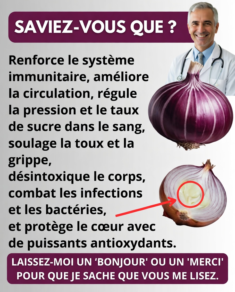🧅✨ Recette à base d’oignon rouge : le remède naturel que tout le monde devrait connaître