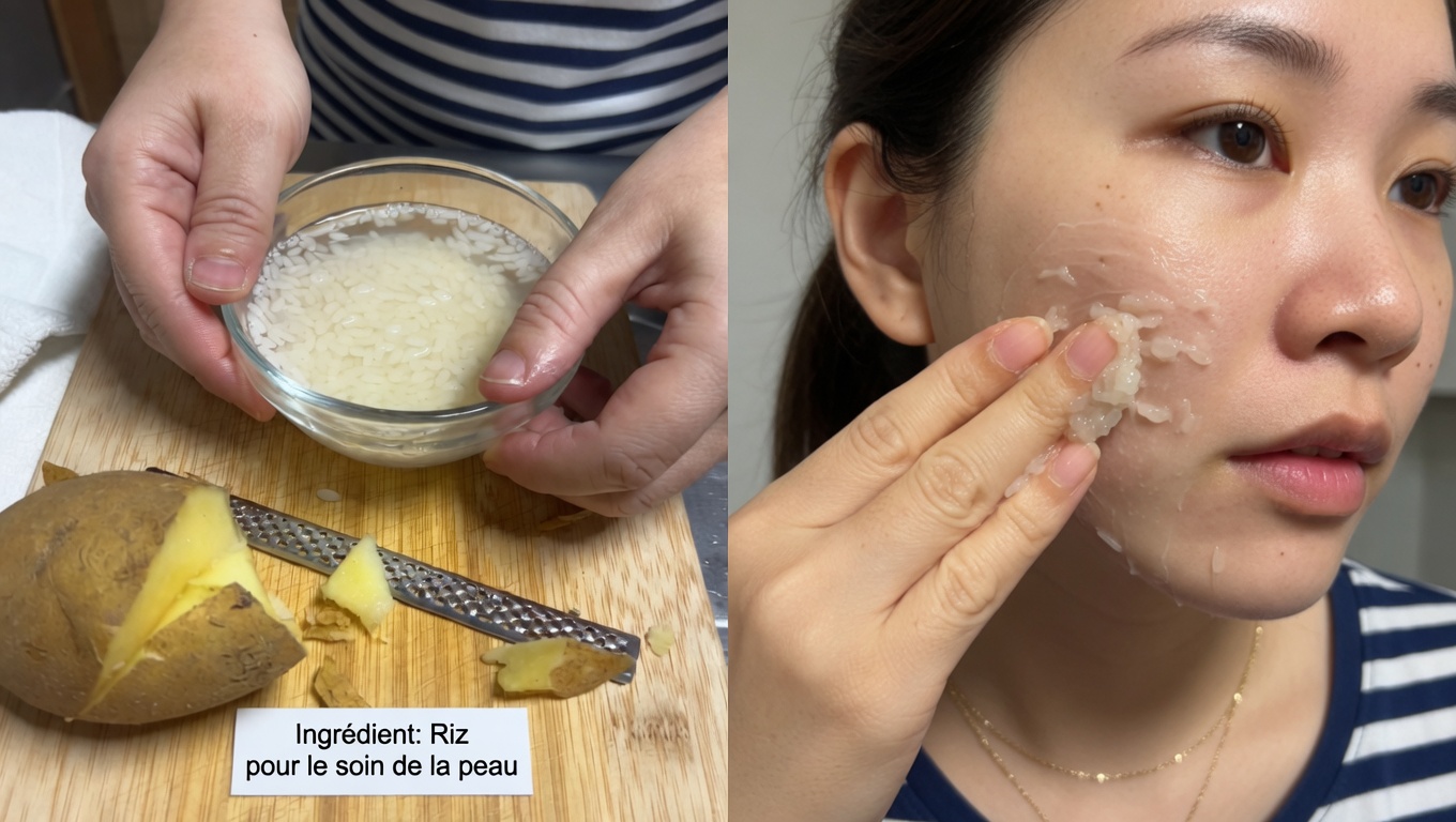 La tendance de la crème de nuit au riz et à la pomme de terre : une routine de soin maison simple à explorer ?