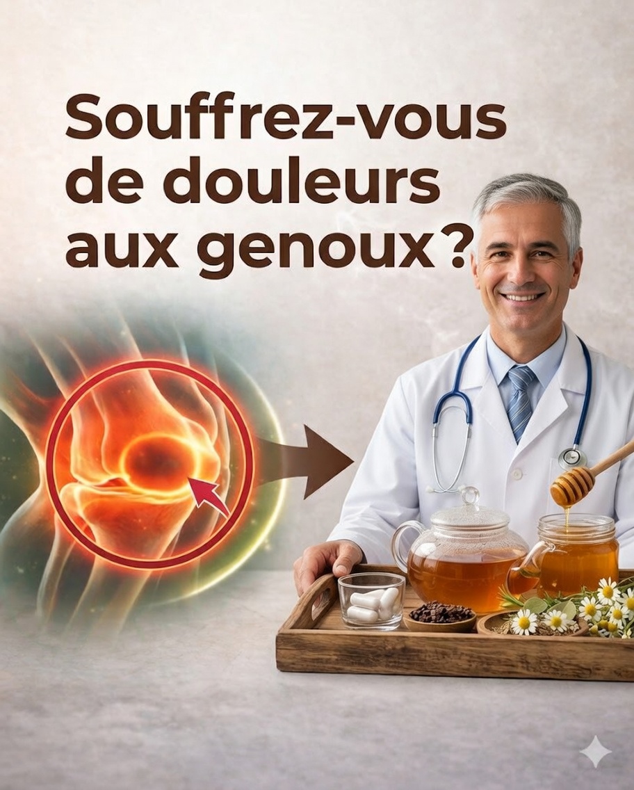 Infusion naturelle pour les genoux : la boisson maison qui peut soulager la douleur et l’inflammation