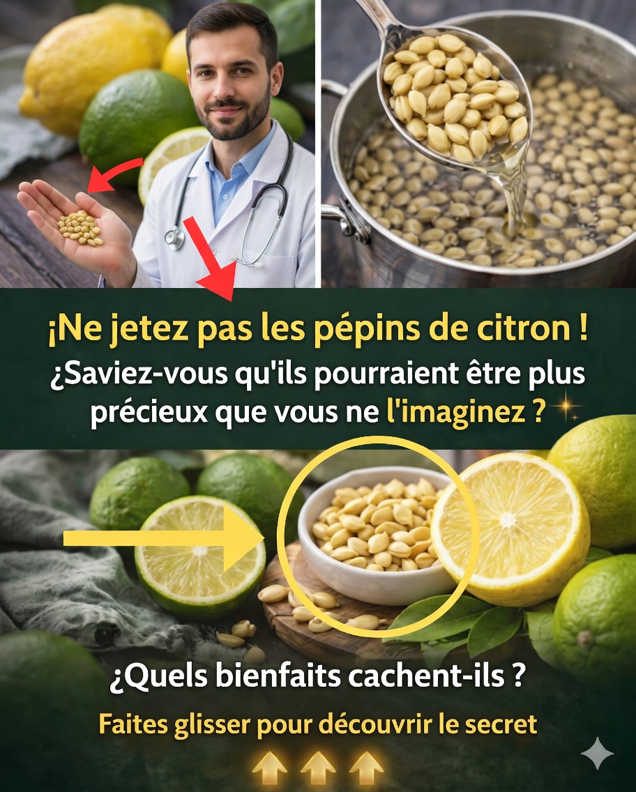 🍋 Graines de citron : le secret naturel que beaucoup jettent sans connaître leurs bienfaits pour la santé