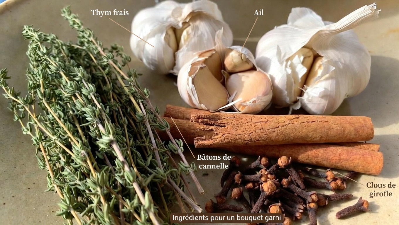 L’Infusion Herboriste aux Quatre Pouvoirs : Explorer le Thym, l’Ail, la Cannelle et les Clous de Girofle dans un Simple Thé Quotidien