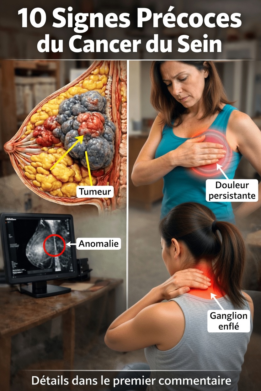 10 signes précoces du cancer du sein à connaître et à ne jamais ignorer