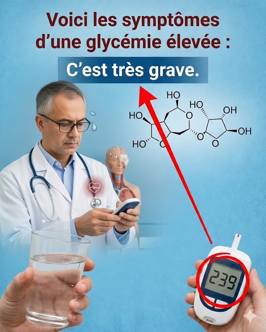🚨 Signes que votre taux de sucre dans le sang est trop élevé : des symptômes à ne jamais ignorer
