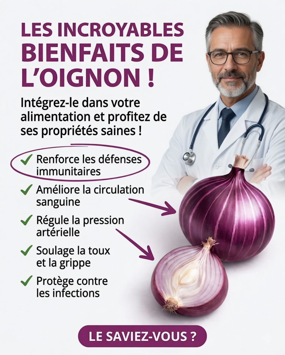 Les bienfaits de l’oignon rouge pour la santé : ce super-aliment naturel à intégrer à votre alimentation 🧅
