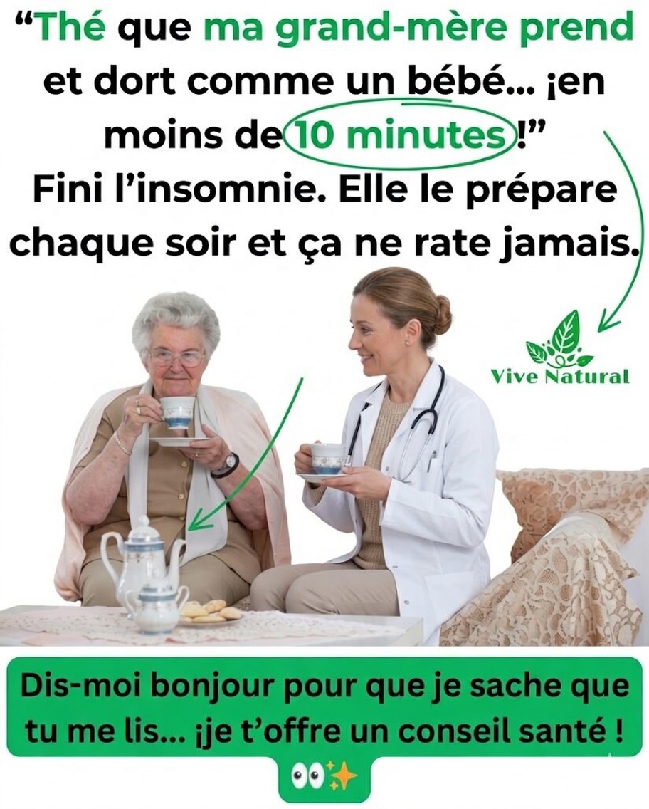 Découvrez la tisane naturelle qui a transformé les nuits de ma grand-mère