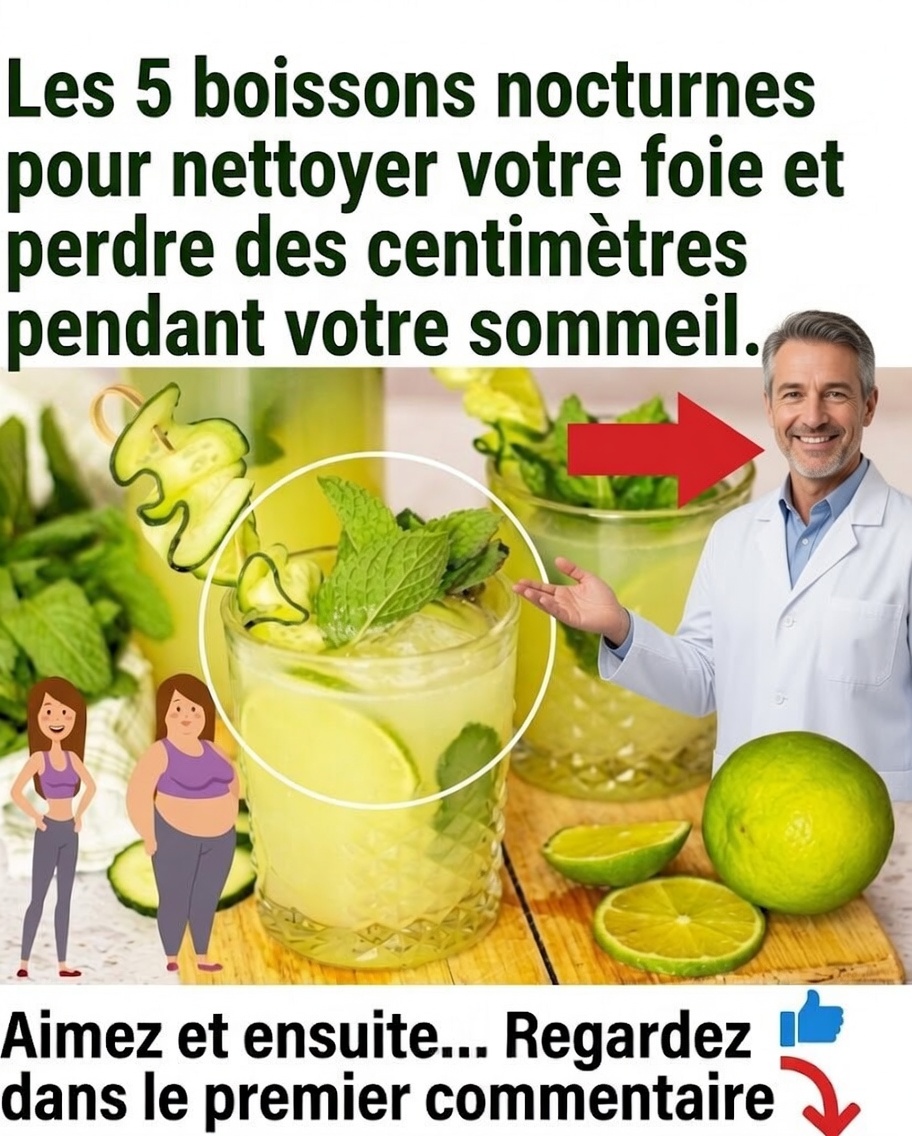 Boissons nocturnes pour détoxifier le foie et favoriser la perte de poids