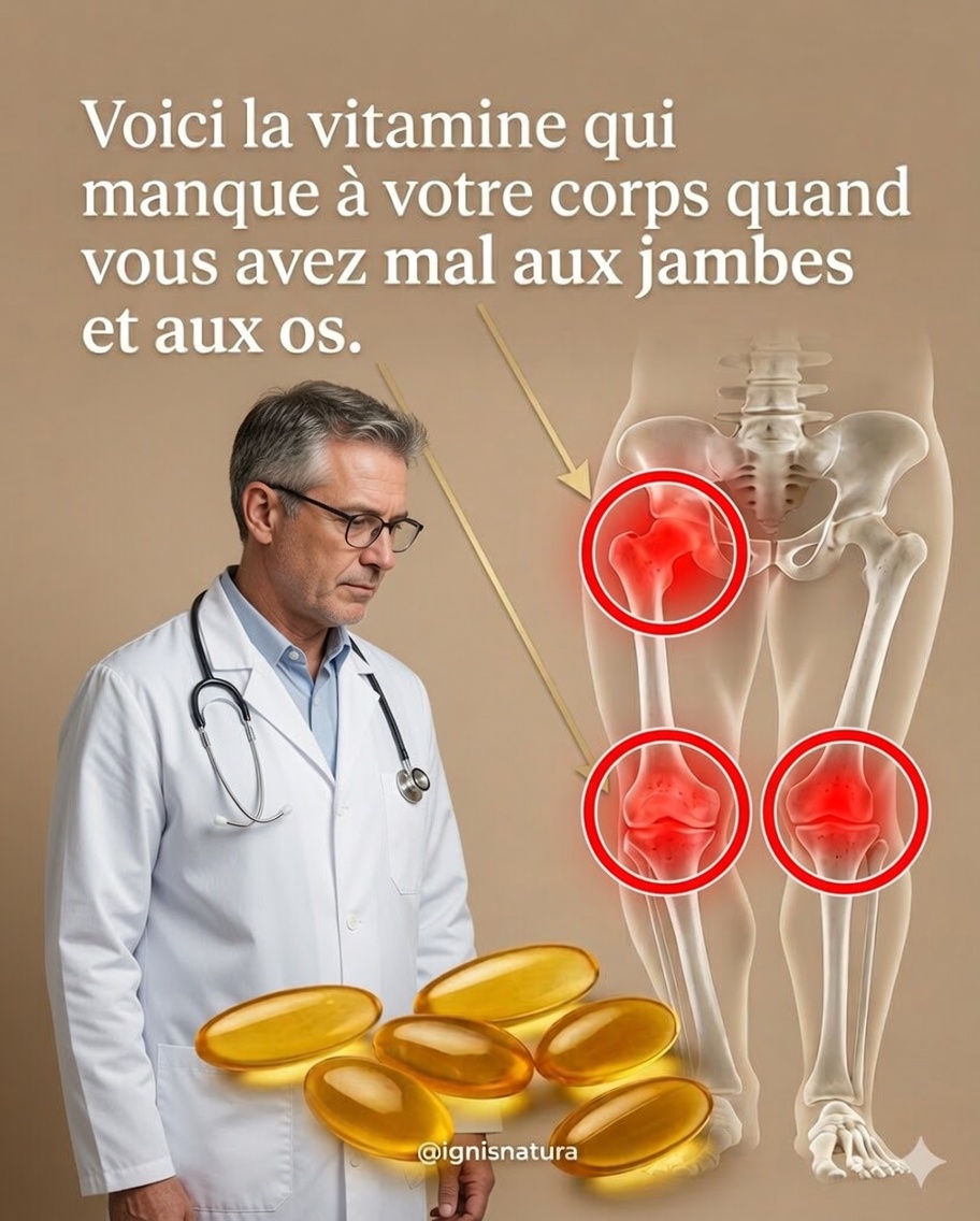 La vitamine essentielle pour soulager les douleurs aux jambes et aux os