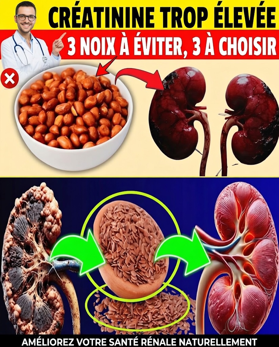 Créatinine trop élevée ? Ce simple changement de noix pourrait soulager vos reins